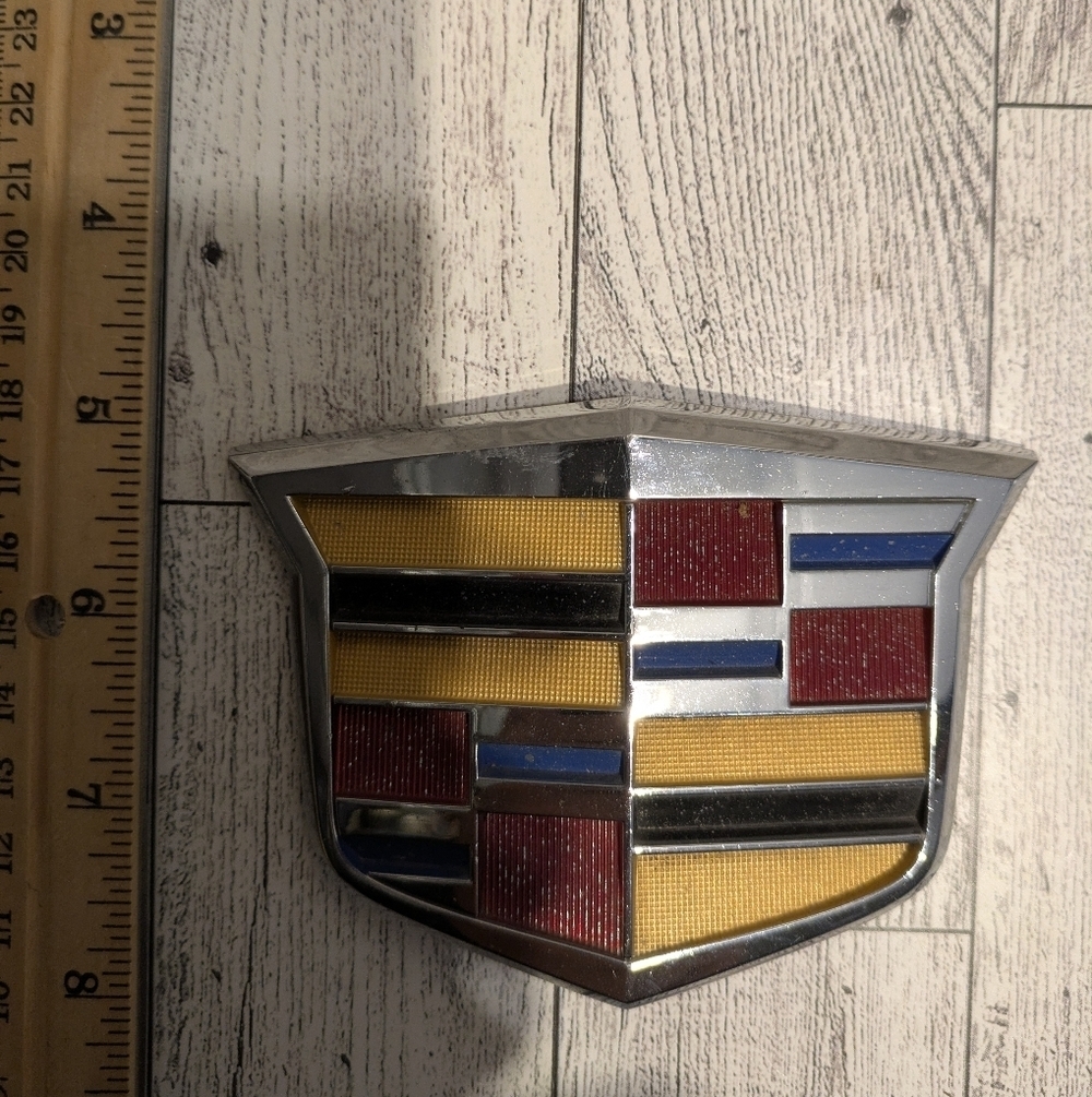 Cadillac Emblem with Multicolor Design